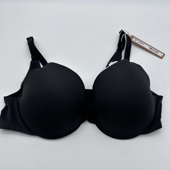 SKIMS Women's Smoothing Intimates Full Coverage Lightly Lined Bra, Onyx Color - Picture 1 of 16